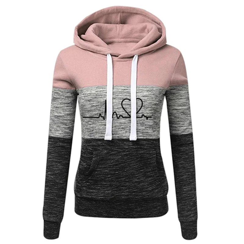 ChicFleece Color Block Hoodie for Women ATHLEXES