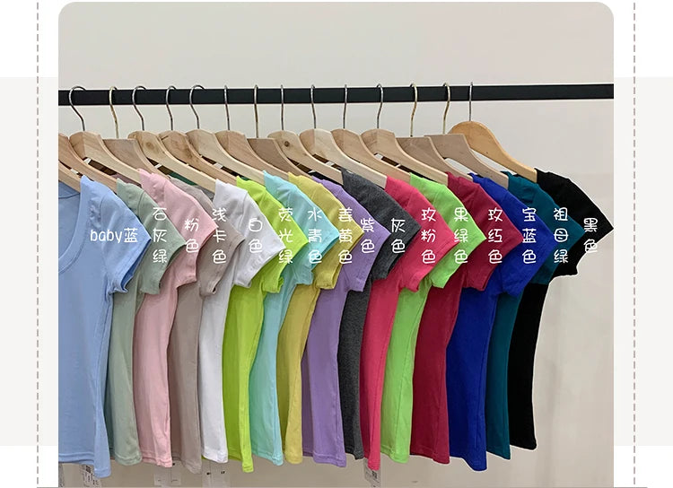 AOSSVIAO 100% Cotton Womenâ??s Slim Fit Tees ATHLEXES