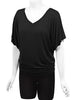Chic Summer V-Neck Batwing Tee for Women S-5XL ATHLEXES