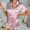 Women's Luxury Satin Pajama Set ATHLEXES