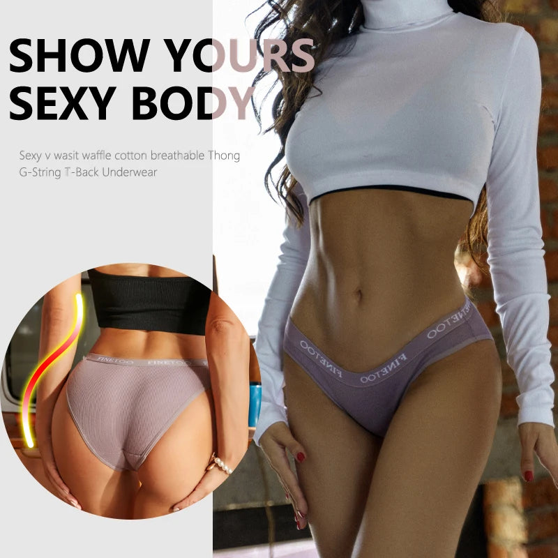 Cotton Comfort: 4PCS High Elastic Women's Briefs ATHLEXES