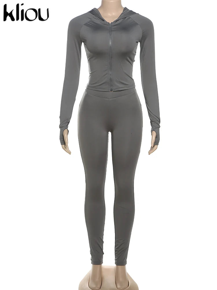 ChicFlex Women's Zip-Up Tracksuit Set ATHLEXES