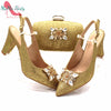 Royal Blue Elegance: Nigerian Pumps & Bag Set ATHLEXES