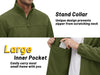 TACVASEN Men's Windproof Fleece Jacket with Pockets ATHLEXES