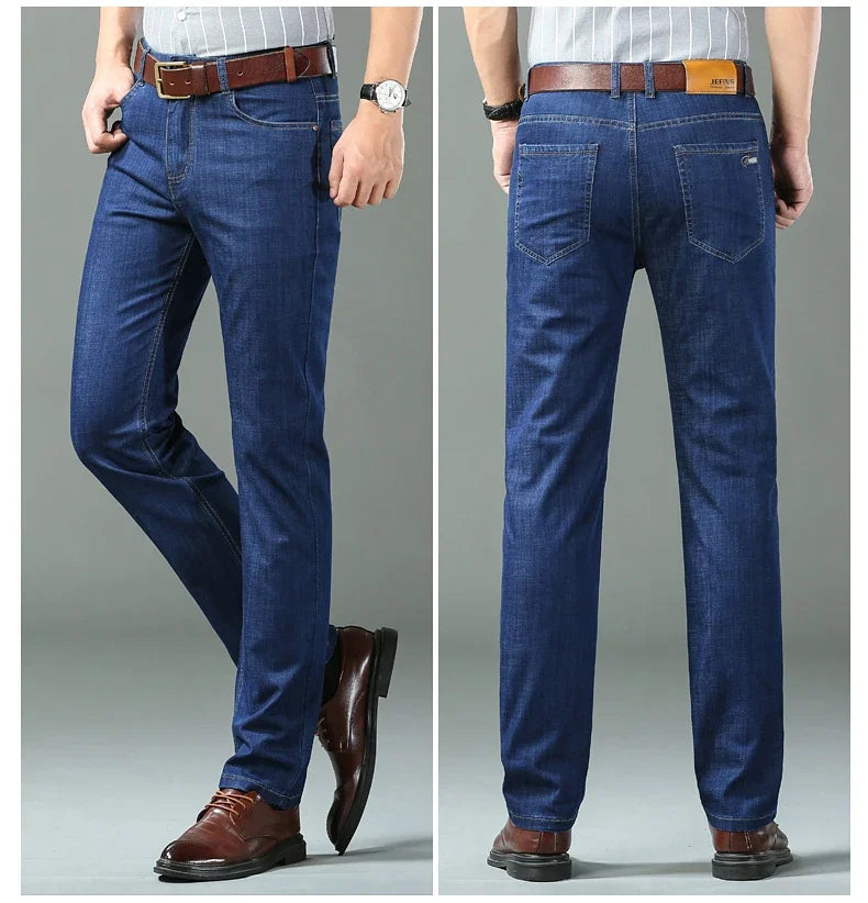 KUBRO Menâ??s Lightweight Stretch Denim Jeans ATHLEXES