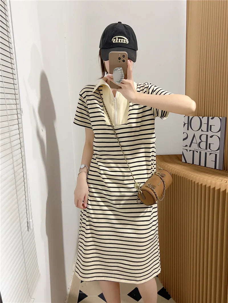 Chic Maternity Nursing Dress 2316 for Breastfeeding ATHLEXES