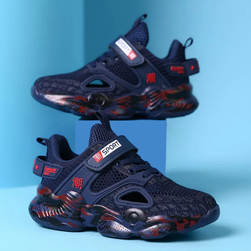 Boys Summer Air Mesh Running Shoes ATHLEXES