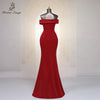 Pink Mermaid Elegance Off Shoulder Evening Dress ATHLEXES