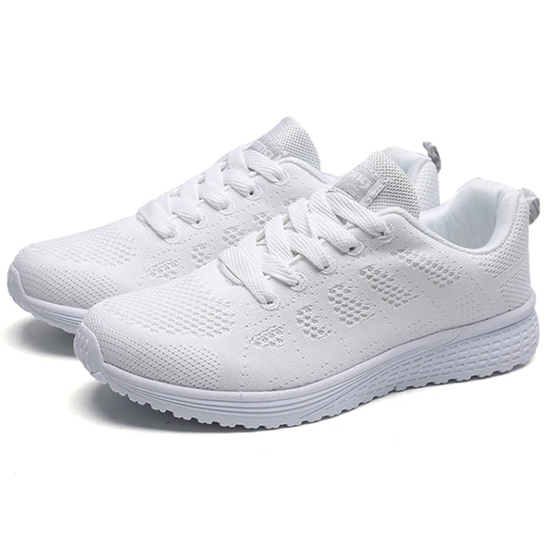 Stylish Breathable Women's Sneakers - 2025 Lace-Up Trainers ATHLEXES