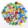 Dazzling Dragon Cat Eye Glass Cabochons - 50Pcs Set ATHLEXES