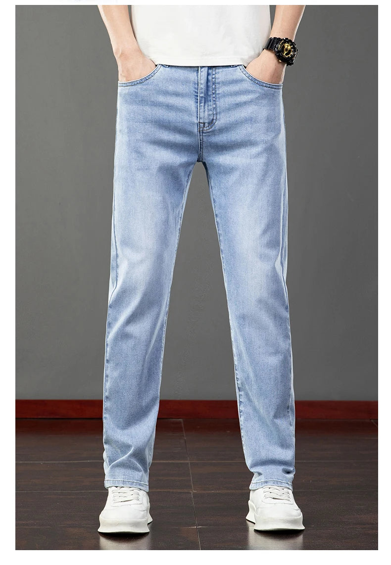 Classic Fit Men's Slim Stretch Denim Jeans ATHLEXES