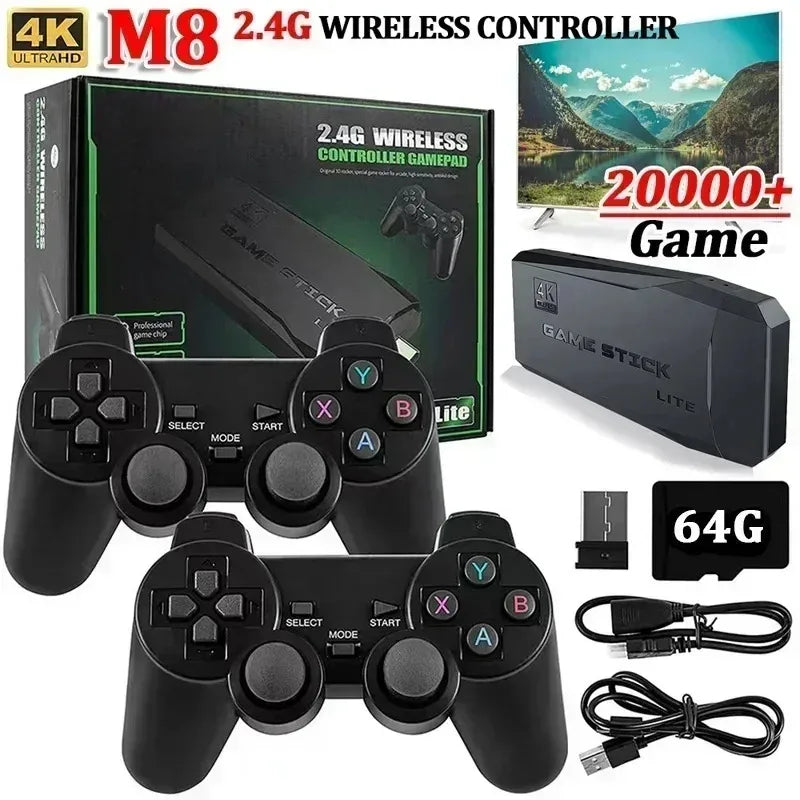 Retro Gaming Max Wireless Controller 4K 20000 Games ATHLEXES
