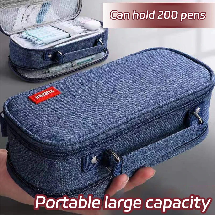 ElitePro Portable Pencil Case with Multi Compartments ATHLEXES