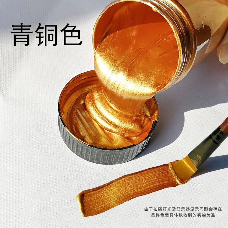 Metallic Gold Acrylic Paint for DIY Projects ATHLEXES