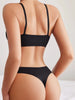 ComfortEase Wireless Spaghetti Strap Bra Set ATHLEXES