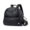 ChicBlack PU Diaper Backpack for Stylish Moms ATHLEXES