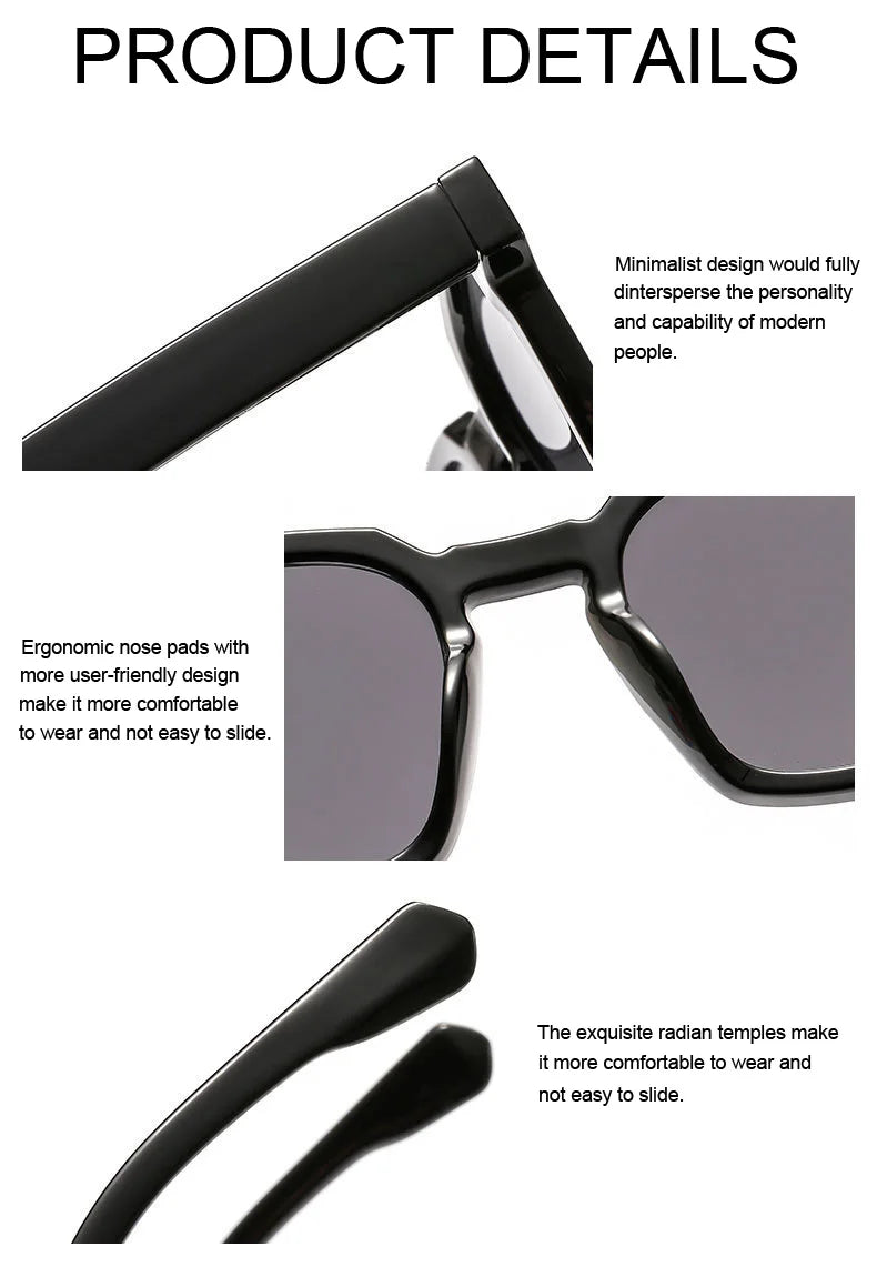 Retro Glam Square Sunglasses for Women ATHLEXES