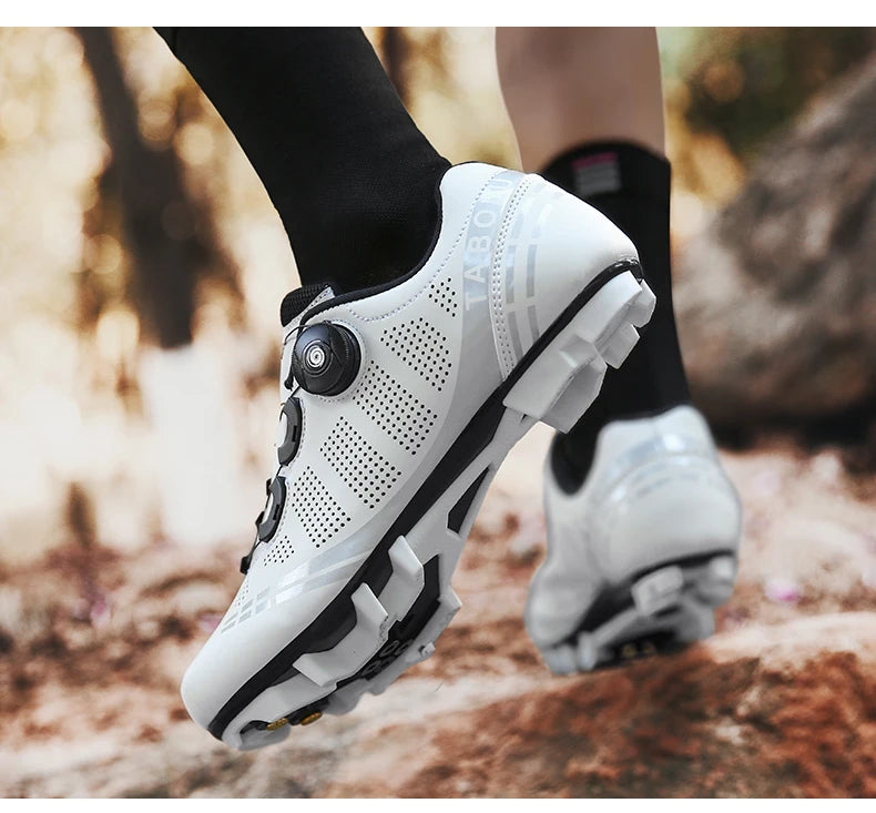 Unisex Cycling Sneaker MTB Shoes with Men Cleat Road Dirt Bike Flat Racing Women Bicycle Mountain Spd Mtb Shoes Zapatillas Mtb ATHLEXES