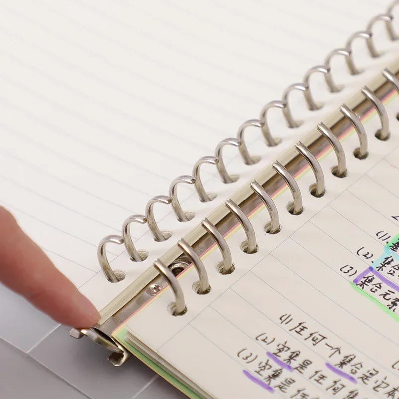 Refillable A4 A5 B5 Spiral Loose Leaf Notebook ATHLEXES