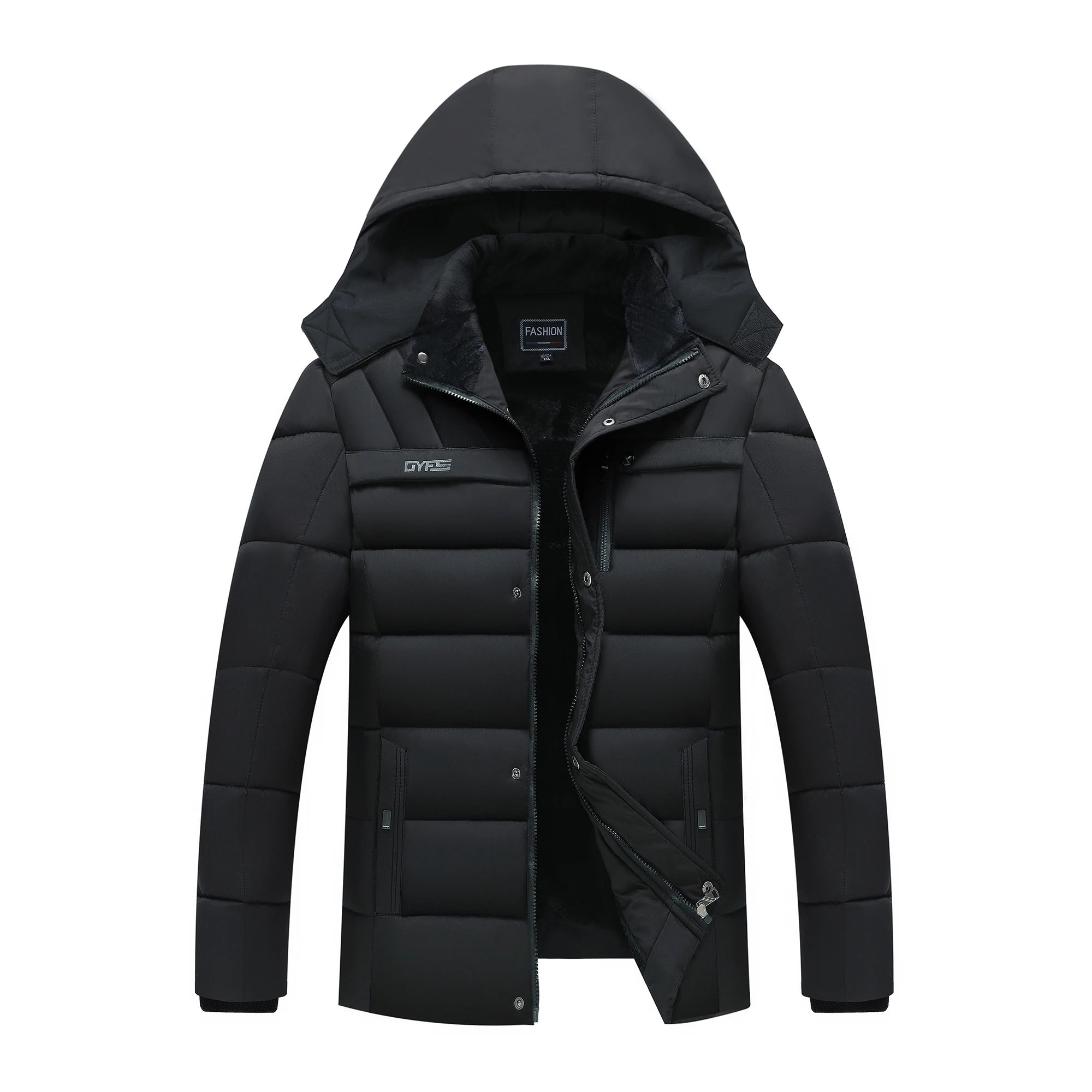 FleeceGuard Plus Size Winter Parka for Men ATHLEXES