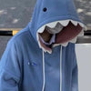 Kawaii Shark Patchwork Hoodie for Trendy Comfort ATHLEXES