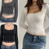 Lace Trim Slim Fit Crop Top for Summer Style ATHLEXES