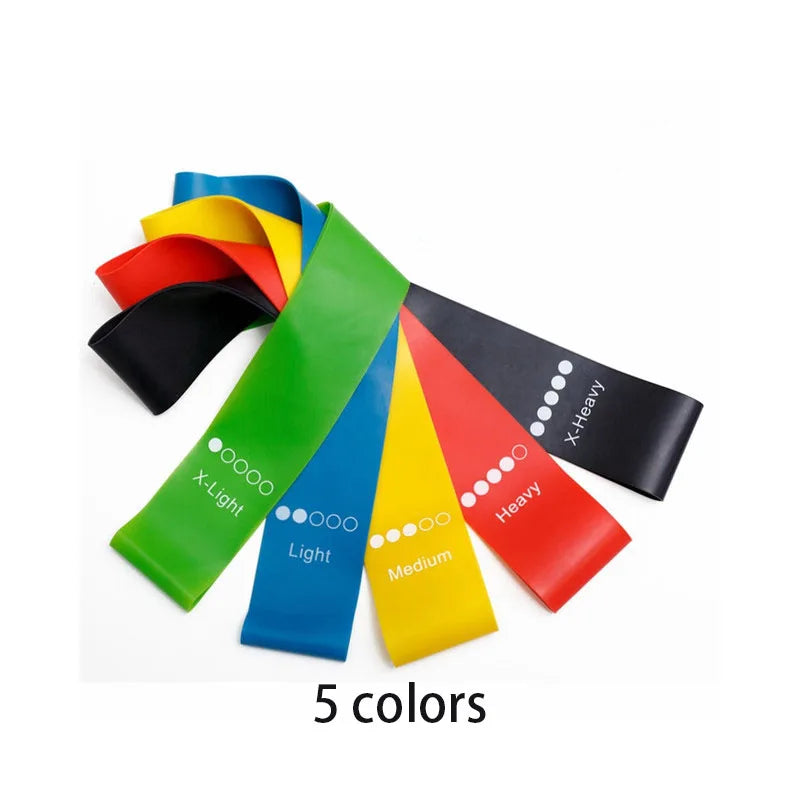 EliteFlex 5Pcs Yoga Resistance Bands Set ATHLEXES