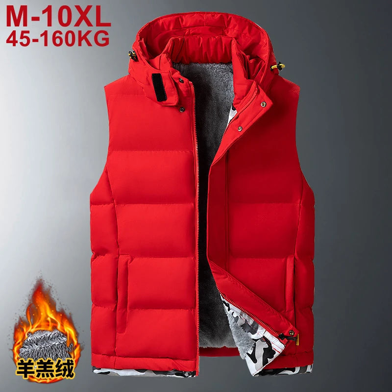 WarmthCraft Plus Size Fleece Liner Sleeveless Jacket for Men ATHLEXES