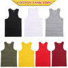 SummerFit Men's Cotton Sleeveless Gym Top ATHLEXES