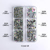 GlamCrystal 1540Pcs Hotfix Glass Rhinestones Set SS6-SS30 ATHLEXES