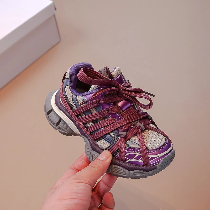Chunky Kids' Basketball Sneakers 2024 - Breathable Style ATHLEXES