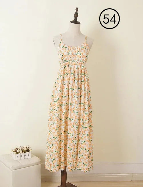 Floral Summer Maxi Halter Dress ATHLEXES