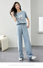 VIMLY Women's Chic Summer Tracksuit Set ATHLEXES