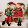 Elf Couple Plush Dolls: Festive Tree Ornaments ATHLEXES