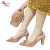 Royal Blue Elegance: Nigerian Pumps & Bag Set ATHLEXES