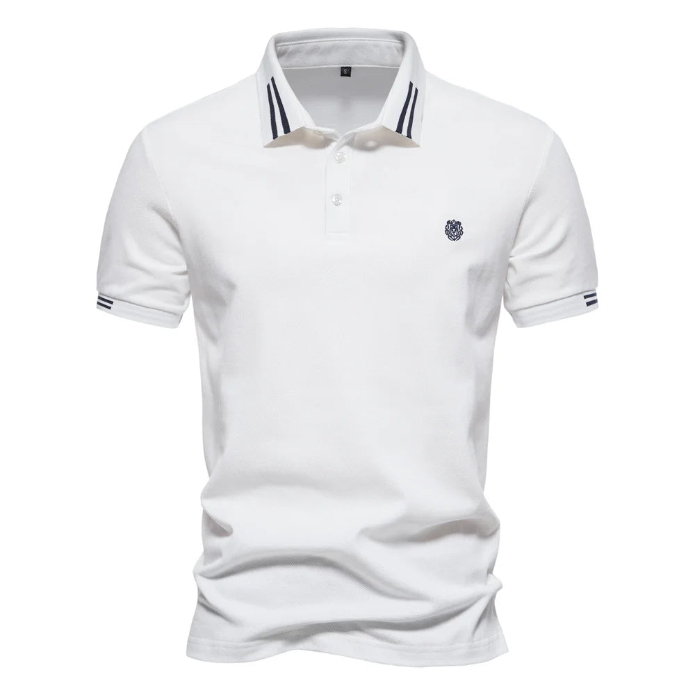 AIOPEON 100% Cotton Casual Men's Polo Shirt ATHLEXES