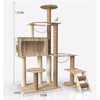 Four-Layer Wooden Cat Tree Tower ATHLEXES