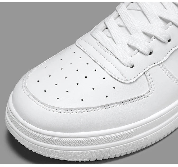 Cozok Breathable White Casual Sneakers for Men ATHLEXES