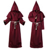 Medieval Monk Cowl Robe Halloween Cosplay Cloak ATHLEXES