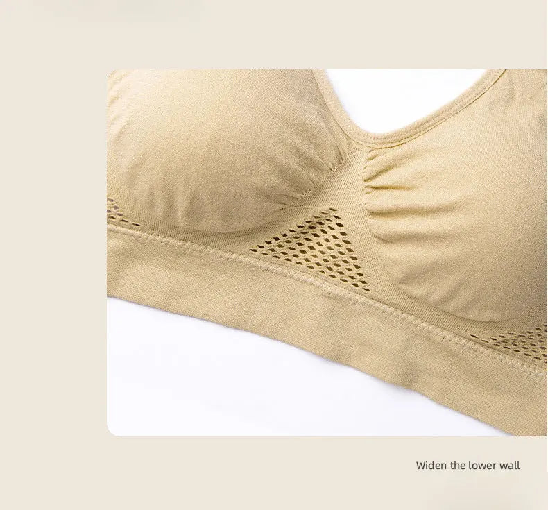 AeroFit Hollow Out Wireless Sports Bra ATHLEXES