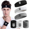 WOSWEIR Cotton Athletic Sweatbands for Sports ATHLEXES
