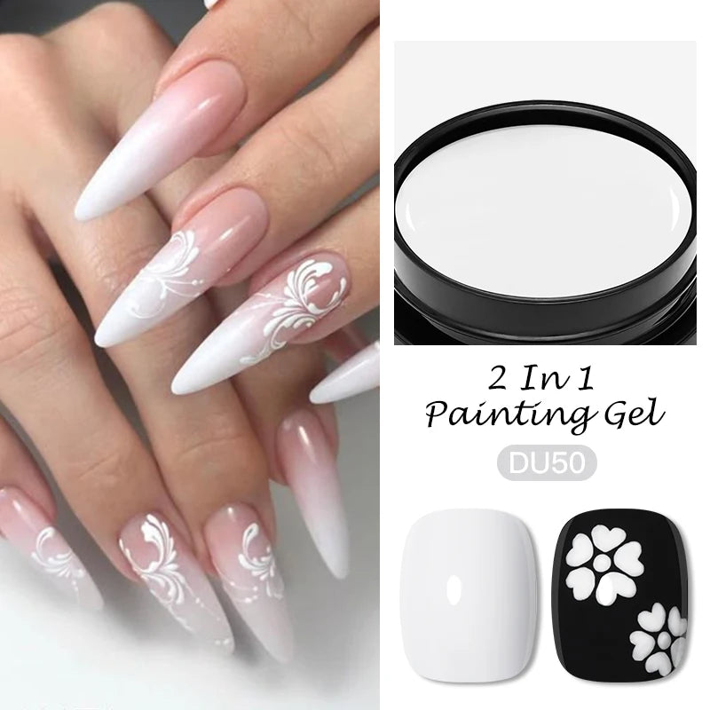Mtssii 8ml Clear Nail Gel Art Extension & Carving Varnish ATHLEXES