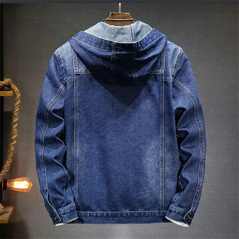 All-Weather Denim Hooded Jacket ATHLEXES