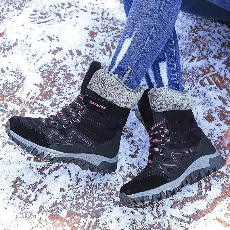 PlushWarm Waterproof Women's Snow Ankle Boots ATHLEXES