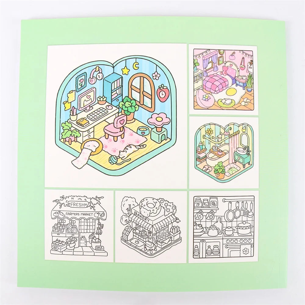 Creepy Creatures Halloween Coloring Book ATHLEXES
