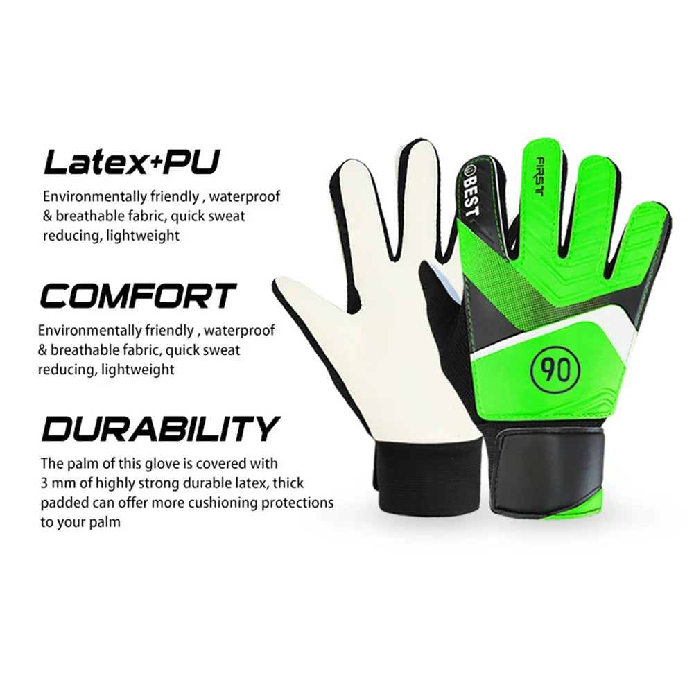 ProGuard Kids Soccer Goalkeeper Gloves Anti-Slip Latex ATHLEXES