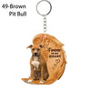 Heartfelt Dog Angel Pendant Keychain ATHLEXES