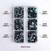 GlamCrystal 1540Pcs Hotfix Glass Rhinestones Set SS6-SS30 ATHLEXES