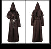 Medieval Monk Cowl Robe Halloween Cosplay Cloak ATHLEXES