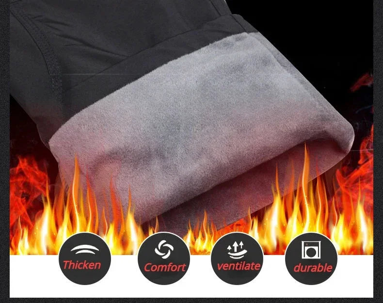 Ultimate Warm Fleece Tactical Cargo Hiking Pants ATHLEXES
